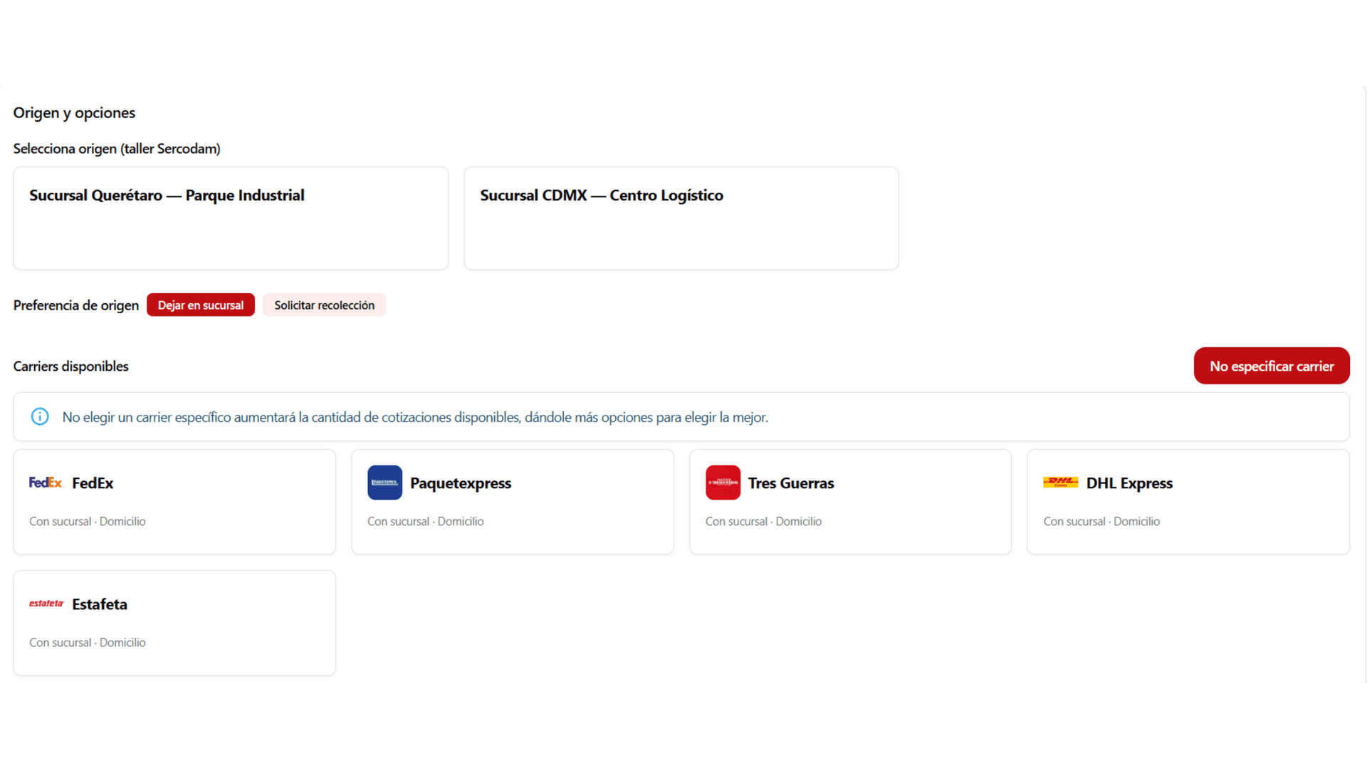 Gestiona envíos con tu propio TMS