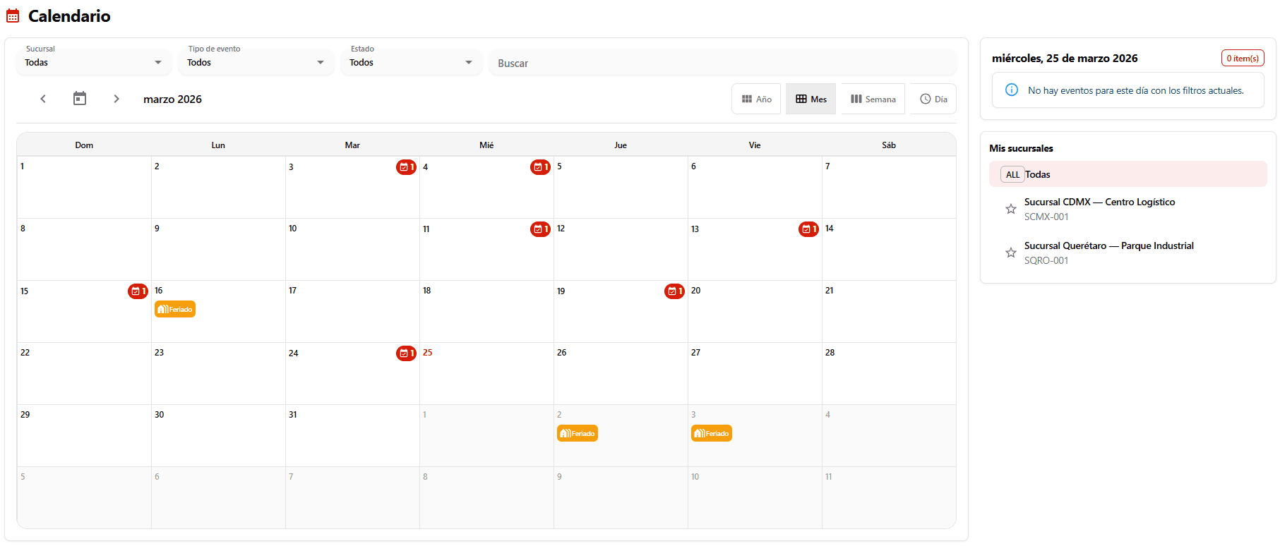 Lleva el control de todos los eventos (que quieras rastrear)